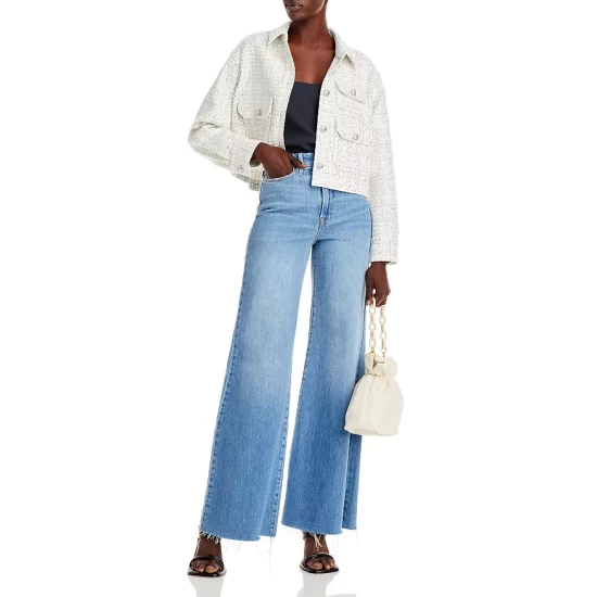 Buy π Maje Sequined Check Jacket - 150th Anniversary Exclusive White π 8 Buy π Maje Sequined Check Jacket - 150th Anniversary Exclusive White π - Image 7