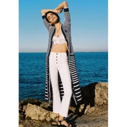 Hot Sale 👍 Maje Passiona High Rise Flare 👖 Jeans In White 🎉 -Women's dress Shop unnamed file 478