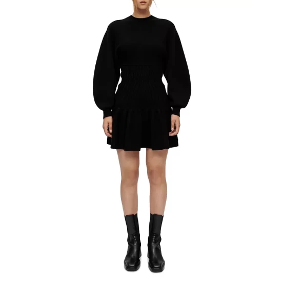 Brand new π Maje Rondy Balloon Sleeve Sweater π Dress Black π 5 Brand new π Maje Rondy Balloon Sleeve Sweater π Dress Black π - Image 3