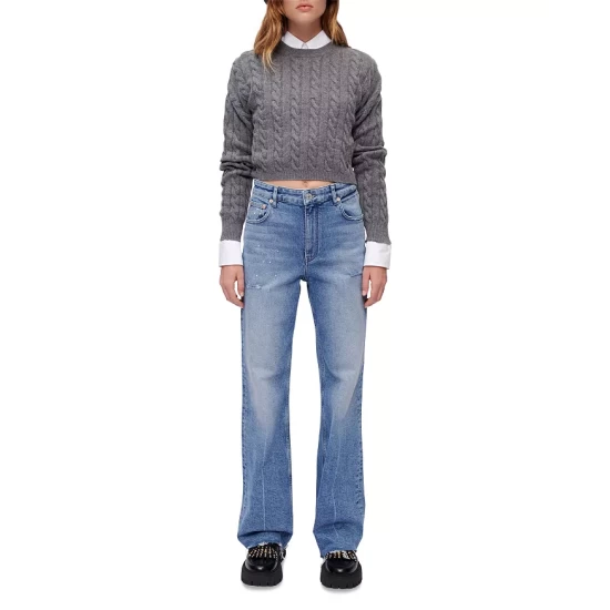 Budget π Maje Pamorgos Straight Fit π Jeans Blue βοΈ 5 Budget π Maje Pamorgos Straight Fit π Jeans Blue βοΈ - Image 3