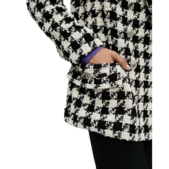 Cheapest 💯 Maje Vitritania Checkered Blazer Black White 🛒 -Women's dress Shop unnamed file 561