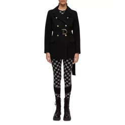 Cheap ⌛ Maje Geovial 🧥 Coat Black 🔥 -Women's dress Shop unnamed file 580