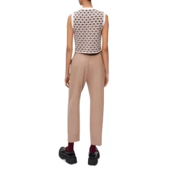 Best deal 🎉 Maje Monoly Jacquard Sweater Vest Tiles Ecru ⭐ -Women's dress Shop unnamed file 610