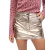 Cheap 💯 Maje Maji Joyu Metallic Leather 👗 Skirt Gold 😍 -Women's dress Shop unnamed file 618