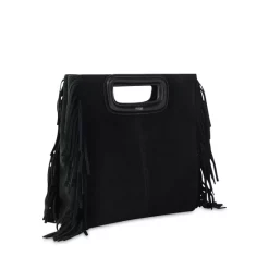 Best Pirce 🔔 Maje M Bag Black Suede 💯 -Women's dress Shop unnamed file 627