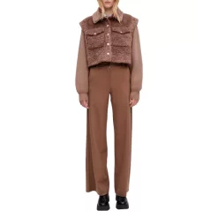 Wholesale 🎁 Maje Belia Jacket Brown 💯