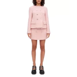 Outlet 🥰 Maje Vosila Double Breasted Jacket Pink ✨ -Women's dress Shop unnamed file 64