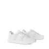 New ❤️ Maje 👩 Women's 120Furious Studded Leather 👟 Sneakers White 🤩