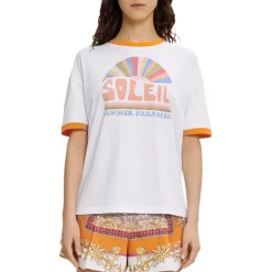 Best Pirce π Maje Tsummer Graphic Tee Ecru βοΈ