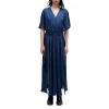 Best Pirce 🔔 Maje Reniline Flowy Maxi 👗 Dress Navy 🧨 -Women's dress Shop unnamed file 672