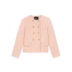 Outlet 🥰 Maje Vosila Double Breasted Jacket Pink ✨ -Women's dress Shop unnamed file 68