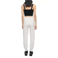 Promo 😍 Maje Cashmere Jogger Pants Ecru 🔔 -Women's dress Shop unnamed file 688