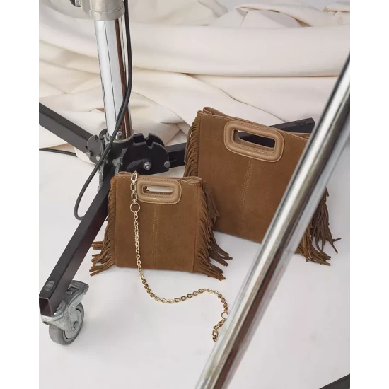 Brand new π₯ Maje M Mini Bag Camel Suede π₯° 7 Brand new π₯ Maje M Mini Bag Camel Suede π₯° - Image 6