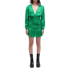 Cheap 🛒 Maje Runnylona Mini 👗 Dress Green 🧨 -Women's dress Shop unnamed file 749