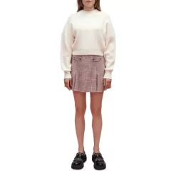 Best Pirce 💯 Maje Meteorite Cropped Sweater Ecru 👏 -Women's dress Shop unnamed file 762