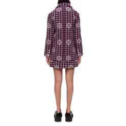 Buy ⭐ Maje Vargelo Houndstooth Blazer Navyred 🧨 -Women's dress Shop unnamed file 765