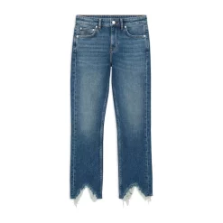 Best deal 🤩 Maje Pachabfran Slim Fit Cropped 👖 Jeans In Blue 😍 -Women's dress Shop unnamed file 777