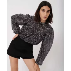 Brand new 🥰 Maje Ipam Crepe Skort Black 👏 -Women's dress Shop unnamed file 785