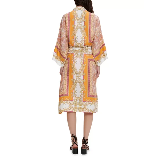 Promo π€© Maje Voquillage Scarf Print Linen Kimono Foulard Co π 4 Promo π€© Maje Voquillage Scarf Print Linen Kimono Foulard Co π - Image 2