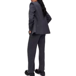 Hot Sale 😀 Maje Pilagori Wide Leg Pants Gray ⌛ -Women's dress Shop unnamed file 816