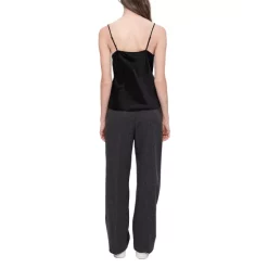 Wholesale 🌟 Maje Leatoni Silk Lace Trim Camisole Black 🎉 -Women's dress Shop unnamed file 821