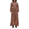 Cheap 👍 Maje Ricateli Cutout High Low 👗 Dress Brown ✔️ -Women's dress Shop unnamed file 822