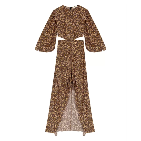 Cheap π Maje Ricateli Cutout High Low π Dress Brown βοΈ 5 Cheap π Maje Ricateli Cutout High Low π Dress Brown βοΈ - Image 3