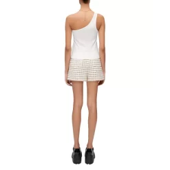 Top 10 💯 Maje One Shoulder Tank Top White 🔔 -Women's dress Shop unnamed file 834