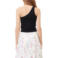 Top 10 💯 Maje One Shoulder Tank Top White 🔔 -Women's dress Shop unnamed file 835