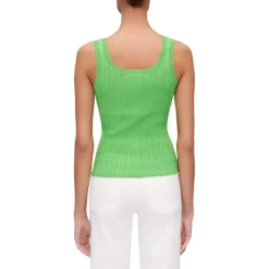 Coupon ✨ Maje Mario Knit Tank Top Green 🧨 -Women's dress Shop unnamed file 838