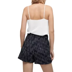 Budget 🥰 Maje Leatonie Lace Trim Silk Camisole Ecru 🔔 -Women's dress Shop unnamed file 860