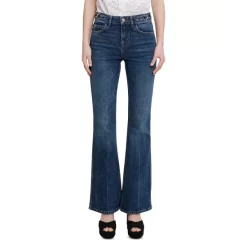 Women's dress Shop 39 Top 10 β¨ Maje Pramia Hardware Trim Flared π Jeans In Blue π