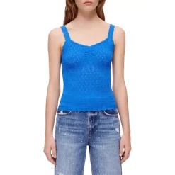 Budget ✔️ Maje Mamo Knit Tank Top Blue 😀