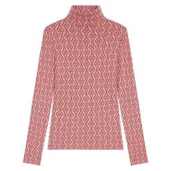 Promo 😉 Maje Mido Turtleneck Sweater Pink 🥰 -Women's dress Shop unnamed file 896