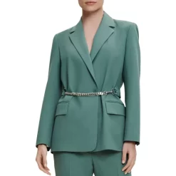 Best reviews of ❤️ Maje Villette Belted Blazer Green 🌟 -Women's dress Shop unnamed file 911