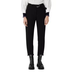 Women's dress Shop 18 Best Sale π Maje Palma Step Hem Pants Black π