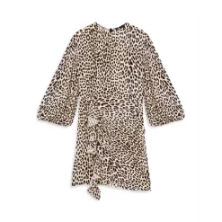 Wholesale 🌟 Maje Ricata Leopard Print Ruffled 👗 Dress Light Leop 😍 -Women's dress Shop unnamed file 945